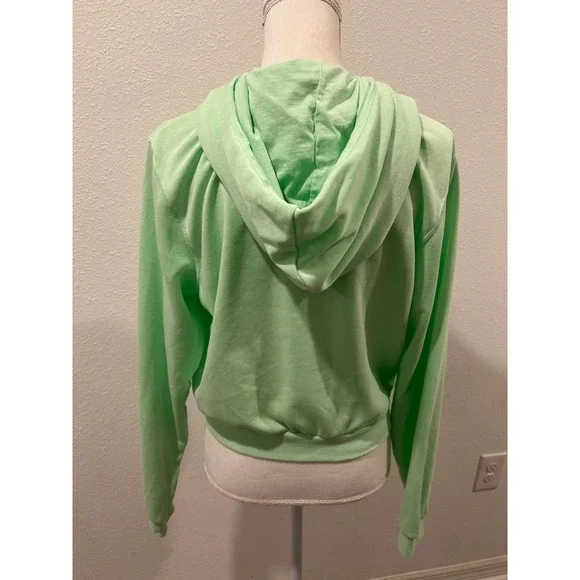 Nike Women's Light Green Zip Up Hoodie Jacket XS Sporty Lightweight Athleisure - Picture 4 of 7
